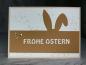 Preview: Grußkarte Frohe Ostern Ohr handgemacht